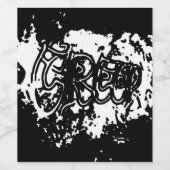 Graffiti Creep Weinetikett (Einzelnes Label)
