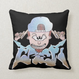 GRAFFITI-Crew-Cartoon mojo Kissen