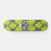 Graffiti Crosses Custom Skateboard (Horizontal)