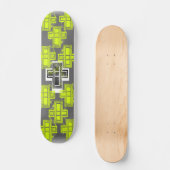 Graffiti Crosses Custom Skateboard (Vorderseite)