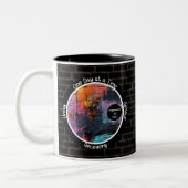 Graffiti Custom Erholung Meilenstein-Geschenk Zweifarbige Tasse (Links)