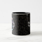 Graffiti Custom Erholung Meilenstein-Geschenk Zweifarbige Tasse (Mittel)