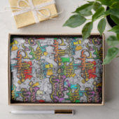 Graffiti Dance Hip Hop Muster Urban Seidenpapier (Geschenk)