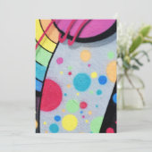 Graffiti Dankeskarte (Stehend Vorderseite)