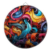 Graffiti Dartboard Dartscheibe (vorne)