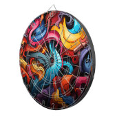 Graffiti Dartboard Dartscheibe (Vorderseite rechts)