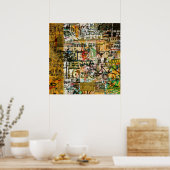 Graffiti-Dekorplakat Poster (Küche)