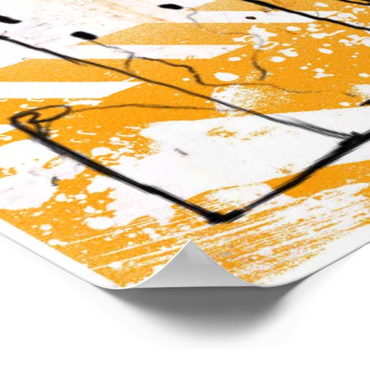 Graffiti-Dekorplakat Poster (Ecke)