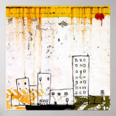 Graffiti-Dekorplakat Poster (Vorne)