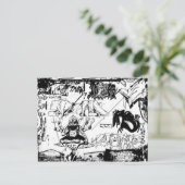 Graffiti Delight Postkarte (Stehend Vorderseite)