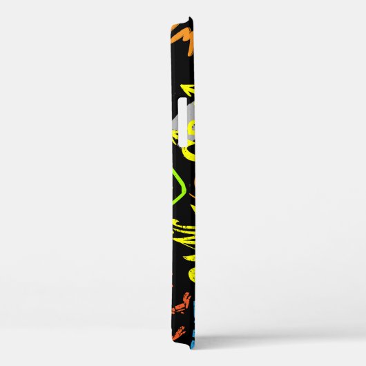 Graffiti der Jungen: Handgezeichnete Kühle Case-Mate iPhone Hülle (Rückseite / Rechts)