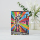 Graffiti der New Yorker Postkarte (Stehend Vorderseite)