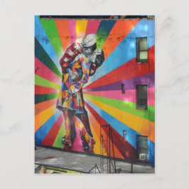 Graffiti der New Yorker Postkarte