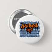 Graffiti-Design Button (Vorne & Hinten)
