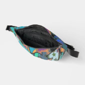 Graffiti Design Fanny Pack Bag Bauchtasche (Offen)