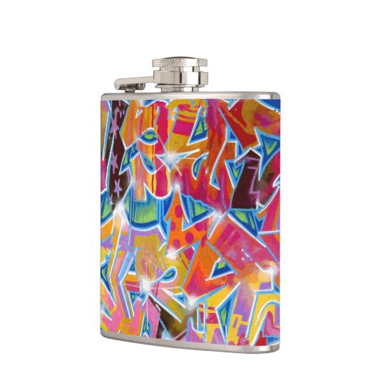 Graffiti Design Flask Flachmann (Links)