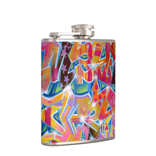 Graffiti Design Flask Flachmann (Rechts)