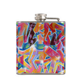 Graffiti Design Flask Flachmann (Rückseite)