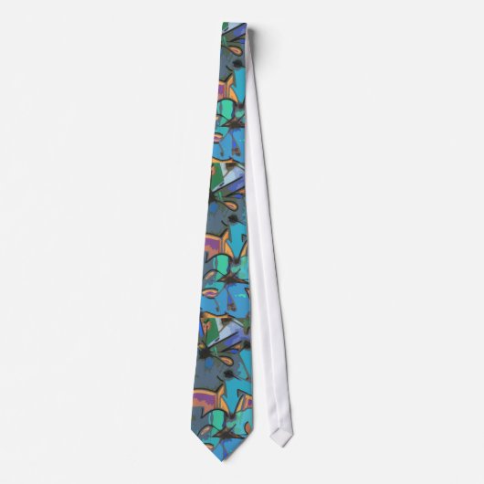 Graffiti Design Necktie Krawatte (Vorderseite)