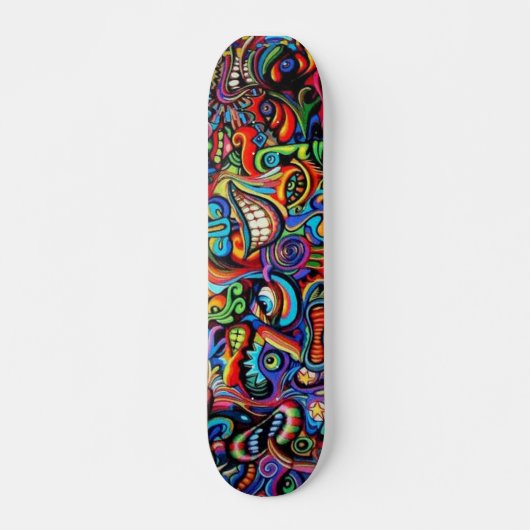 Graffiti-Design Skateboard (Vorne)