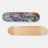 Graffiti-Design Skateboard (Horizontal)