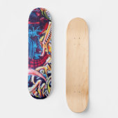 Graffiti Design Skateboard (Vorderseite)