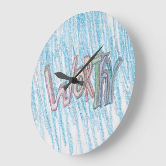 Graffiti-Design-Uhr Große Wanduhr (Winkel)