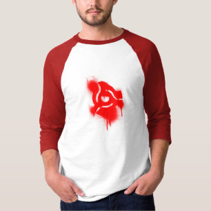 Graffiti DJ 45 Adapter- Musik-VinylDJs Turntable T-Shirt