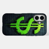 Graffiti-Dollarzeichen – Urbane Geld-Kunst-Handyhü Case-Mate iPhone Hülle (Rückseite (Horizontal))