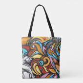 Graffiti-Drache Tasche (Rückseite)