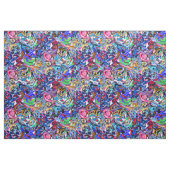 Graffiti-Druck Stoff (Fat Quarter (45,7 x 55,9 cm))
