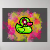 Graffiti Duck Poster (Vorne)