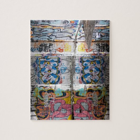 Graffiti-Ecke Puzzle (Vertikal)