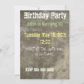 Graffiti-Einladung Einladung (Vorderseite)