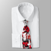 Graffiti Emo Scene Neck Tie Krawatte (Gebunden)