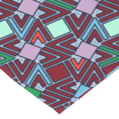 Graffiti Explosion Modern Geometric Pattern  Kurzer Tischläufer (Ecke)