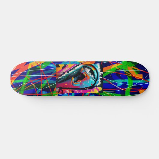 Graffiti Eye, 7 3/4" Skateboard Deck (Horizontal)