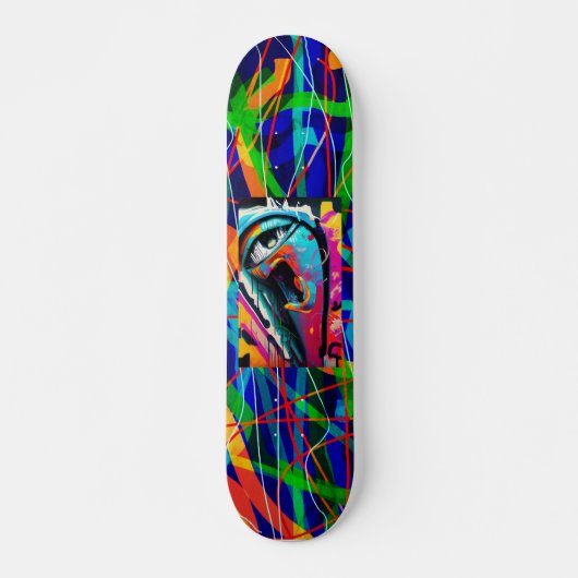 Graffiti Eye, 7 3/4" Skateboard Deck (Vorne)