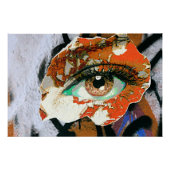 Graffiti Eye Art Poster (Vorderseite)