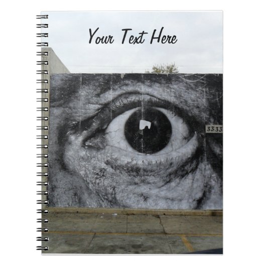 Graffiti Eye Notizblock (Vorderseite)