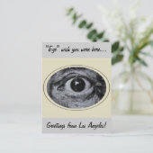 Graffiti Eye Postkarte (Stehend Vorderseite)