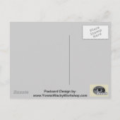 Graffiti Eye Postkarte (Rückseite)