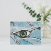 Graffiti Eye Postkarte (Stehend Vorderseite)