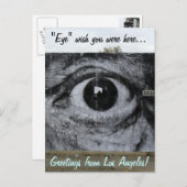 Graffiti Eye Postkarte (Vorne/Hinten)