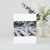 Graffiti Eye Postkarte (Stehend Vorderseite)