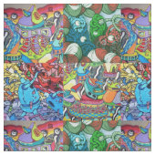 Graffiti Fabric Stoff (Nahaufnahme)