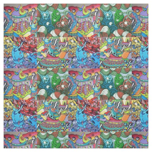 Graffiti Fabric Stoff (Muster)