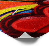 Graffiti-Farbe Poster (Ecke)