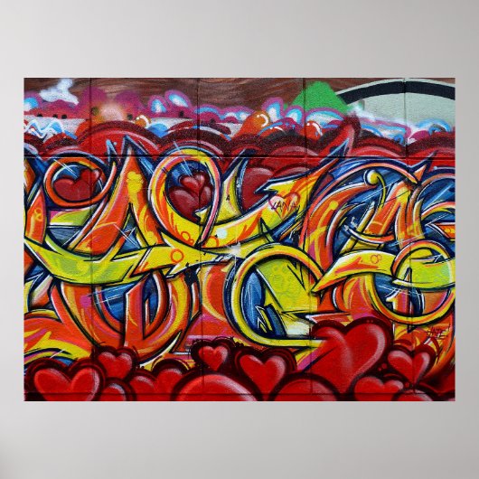 Graffiti-Farbe Poster (Vorne)