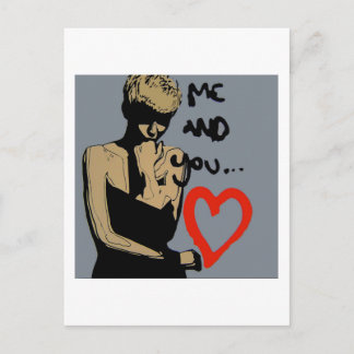 "Graffiti Fashion Design" Postkarte